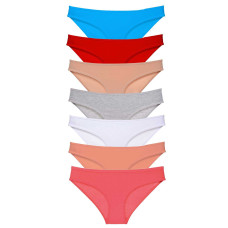 7 adet Süper Eko Set Likralı Kadın Slip Külot Set 5 