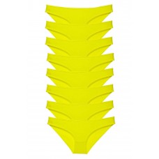 8 adet Süper Eko Set Likralı Kadın Slip Külot Sarı 