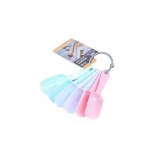 6 Lı Plastik Baharat Kaşığı 