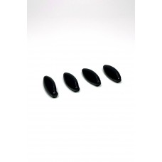 4 Adet Plastik Çengelli Eşarp Ve Şal İğnesi Siyah 4 cm 