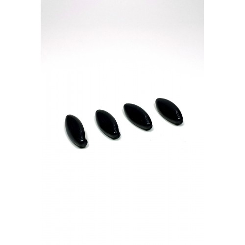 4 Adet Plastik Çengelli Eşarp Ve Şal İğnesi Siyah 4 cm