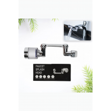 Filtreli Mutfak Banyo Musluk Başlığı 180 Derece Dönebilen Fonksiyonel Evrensel Büyük Boy 