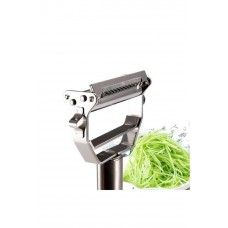 Turbo Çelik Paslanmaz Jülyen Çift Bıçaklı Fonksiyonel Sebze Meyve Soyacağı 