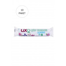 J-250 Jumbo Boy Çöp Torbası 80 x 110 cm 10 Lu Rulo x 5 Paket = 50 Adet (Mavi) 
