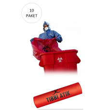 Jumbo Boy 80 x 110 cm 700 gr 10 lu Rulo x 10 Paket = 100 Adet (Kırmızı-Siyah Baskılı) 