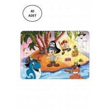 25*35 Hikayeli Yapboz 42 Parça 40 Adet 