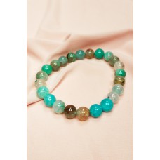 Akuamarin Doğal Taş Bileklik Kutulu 