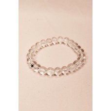 Kuvars Doğal Taş Bileklik Kutulu 