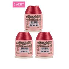 3 Adet Altınbaşak Oya ve Dantel İpi 20 gr - Royaleks - No: 045 