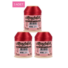 3 Adet Altınbaşak Oya ve Dantel İpi 20 gr - Royaleks - No: 211 