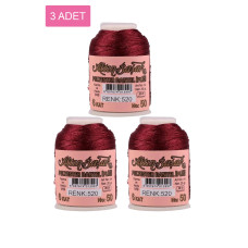 3 Adet Altınbaşak Oya ve Dantel İpi 20 gr - Royaleks - No: 520 