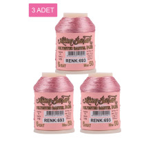 3 Adet Altınbaşak Oya ve Dantel İpi 20 gr - Royaleks - No: 693 