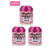 3 Adet Altınbaşak Oya ve Dantel İpi 20 gr - Royaleks - No: 465 