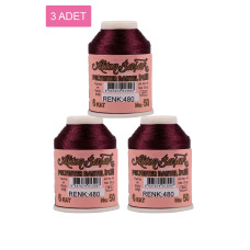 3 Adet Altınbaşak Oya ve Dantel İpi 20 gr - Royaleks - No: 480 