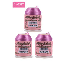 3 Adet Altınbaşak Oya ve Dantel İpi 20 gr - Royaleks - No: 318 