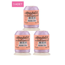 3 Adet Altınbaşak Oya ve Dantel İpi 20 gr - Royaleks - No: 554 