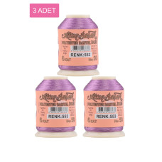 3 Adet Altınbaşak Oya ve Dantel İpi 20 gr - Royaleks - No: 553 