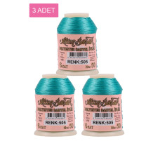 3 Adet Altınbaşak Oya ve Dantel İpi 20 gr - Royaleks - No: 505 