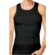 Korseli Erkek Atlet - 500 Siyah 