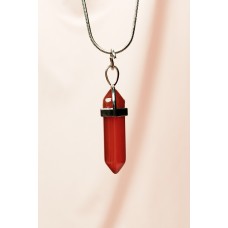 Akik Doğal Taşı Zincirli El Yapımı Tasarımlı Kolye Uç: 3,5 cm Zincir: 20 cm Kutulu 