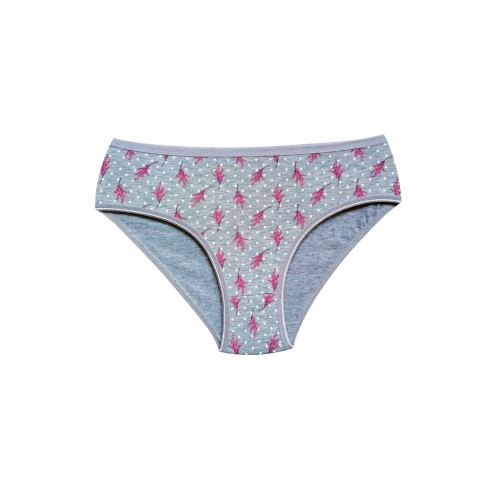 Pamuklu Geniş Kenarlı Likralı Desenli Bato Kadın Külot Desen 2