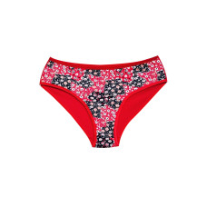 Pamuklu Geniş Kenarlı Likralı Desenli Bato Kadın Külot Desen 10 