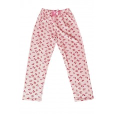 Beli Lastikli Mevsimlik Viskon Penye Pantolon Pembe 