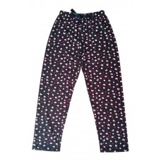 Beli Lastikli Mevsimlik Viskon Penye Pantolon Siyah 