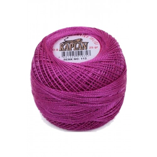 Kaplan Etamin Ve Kanaviçe İpi 8 No Kod/Renk: 113 - Royaleks