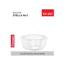 Yuvarlak Şeffaf Badya 1 Adet 1 No Royaleks-E173