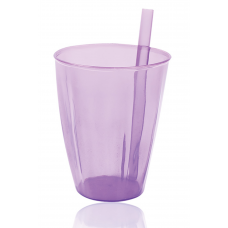 Şeffaf Pipetli Bardak Royaleks-UR3132 