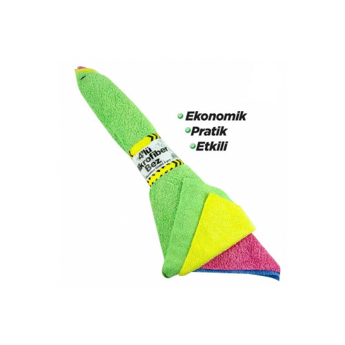 Mikrofiber Bez 30x30 cm 4'lü Royaleks-K-87