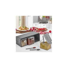 3 Lü Baharatlık Set Duvar Askılı Royaleks-L677 