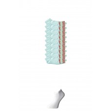 Beyaz Kadın Bilek Çorap 9 çift