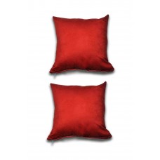 2 adet Süet Kırlent Minder Kılıfı 40X40cm Bordo 