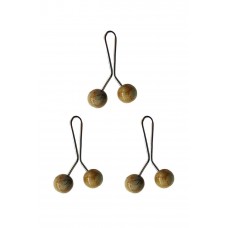 3 Adet Tesettür Eşarp ve Şal Klipsi Hardal 