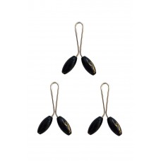 3 Adet Tesettür Eşarp ve Şal Klipsi Siyah 