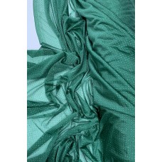 Yağmur Damlası Simli Abiye Elbise Şallık Tül Kumaş Zümrüt Yeşili 41-K 