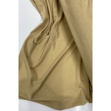 Keten Kumaş - Organik Kumaş - Perde Kumaşı - Ince Keten - Kıyafet Için Kumaş Örtü Koyu Bej 81 