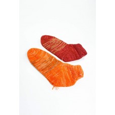 2 Çift El Örgüsü Kışlık Şık Kadın Yün Patik Set 15 