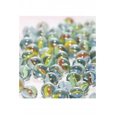 100 Adet Karışık Renk Cam Misket Bilye Oyuncak Cam Bilya Gülle 