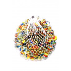 50 Adet Karışık Renk Cam Misket Bilye Oyuncak Cam Bilya Gülle 