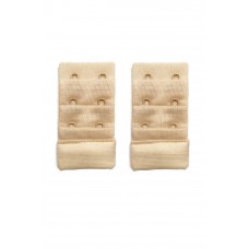 2 Adet Agraf Sütyen Uzatma Kopçası 3 Sıra / 2 Kanca Ten 