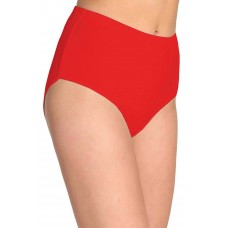 Tutku Kadın Yüksek Bel Bato Kalın Lastik Külot Kırmızı 