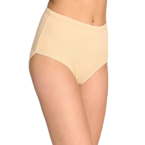 Tutku Kadın Yüksek Bel Bato Kalın Lastik Külot Ten