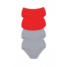 4 Adet Tutku Kadın Yüksek Bel Bato Kalın Lastik Külot S6 