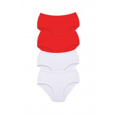 4 Adet Tutku Kadın Yüksek Bel Bato Kalın Lastik Külot S7