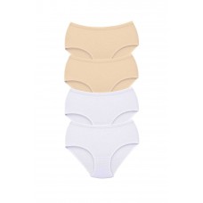 4 Adet Tutku Kadın Yüksek Bel Bato Kalın Lastik Külot S9 