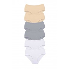 6 Adet Tutku Kadın Yüksek Bel Bato Kalın Lastik Külot S20 