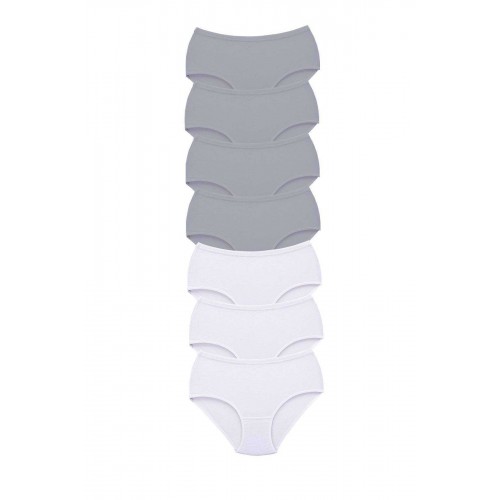 7 Adet Tutku Kadın Yüksek Bel Bato Kalın Lastik Külot S10